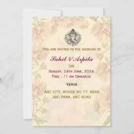 Convites para Casamento Indiano