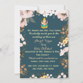 Convites para Casamento Indiano