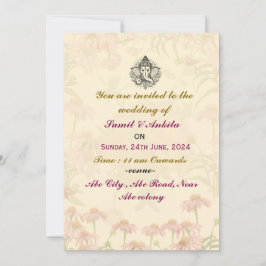 Convites para Casamento Indiano