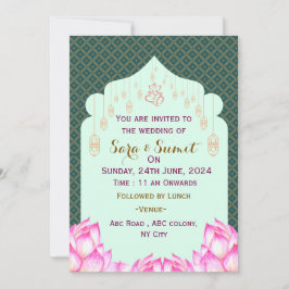 Convites para Casamento Indiano