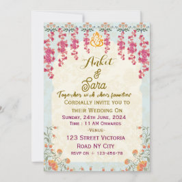 Convites para Casamento Indiano