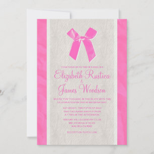 Convites para Casamento Linen - Arco de Vintagem R