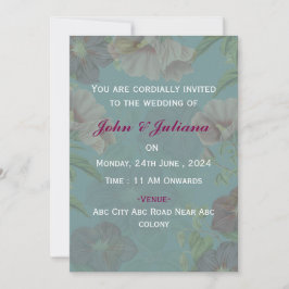 Convites para Casamento Moderno