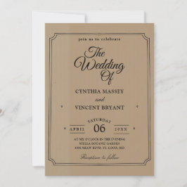 convites para casamento no país ocidental