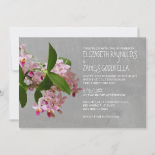 Convites para Casamento Orquídeo