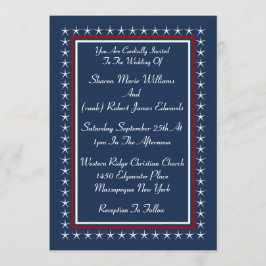 Convites para Casamento Patriótico Militar