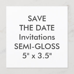 Convites para Casamento Quadrado SEMI-GLOSS 110lb 