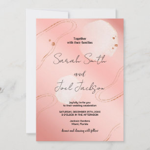 Convites para Casamento Rosa-claro