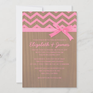 Convites para Casamento Russo Chevron Zigzag
