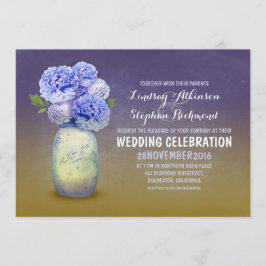 Convites para casamento rústico de pedras pintadas