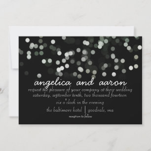 Convites para Casamento Sparkle Watercolor