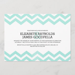 Convites para Casamento Zigzag
