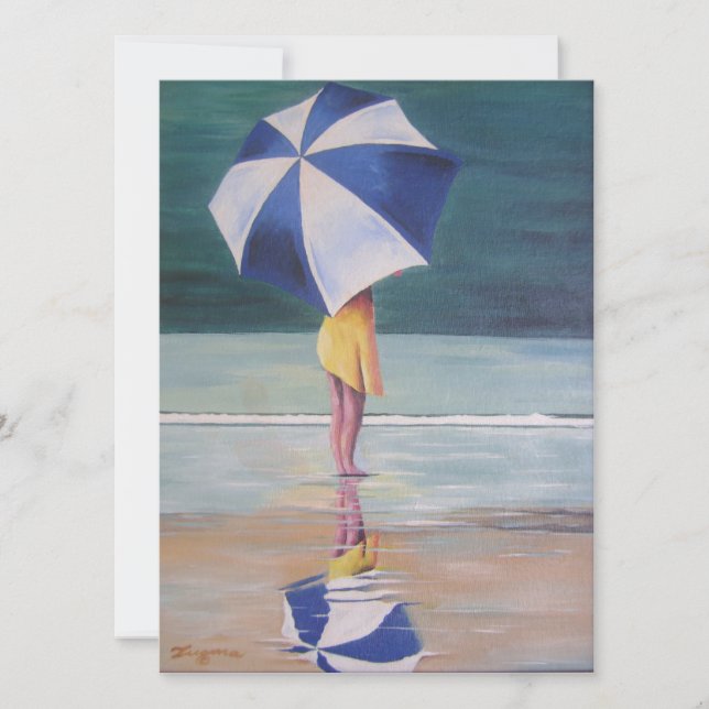 Convites para cena de praia (Frente)