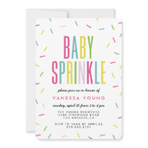 Convites para Chás de aspersor para bebês modernos