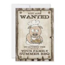 Convites Para CHURRASCO De Porcos