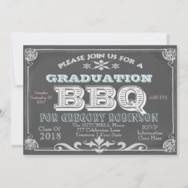 Convites para CHURRASCO de quadro de gradação