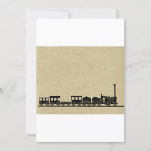 Convites para Comboios Vintage