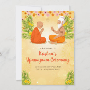 Convites para convites e Cerimônia de Thread de Up