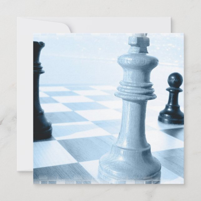 Convites para Design de Xadrez (Frente)