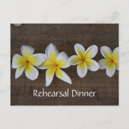 Convites para ensaio de casamento em Frangipani