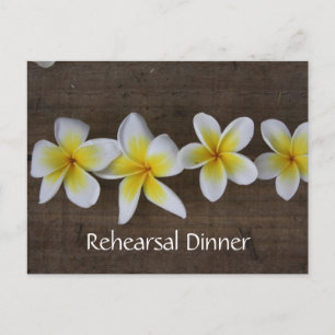 Convites para ensaio de casamento em Frangipani