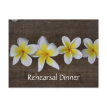 Convites para Ensaios de Casamento Frangipani