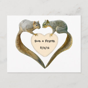 Convites para Esquilos de Amor