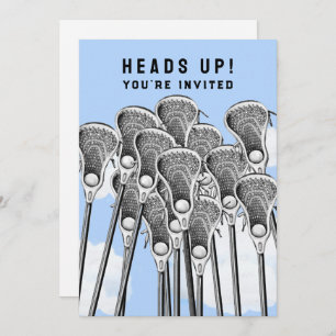 Convites para eventos de grupos do Lacrosse Party