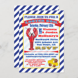 Convites para fervura de lagosta