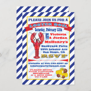 Convites para fervura de lagosta