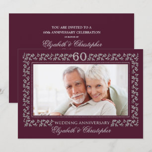 Convites para Festa de 60 Anos de Casamento
