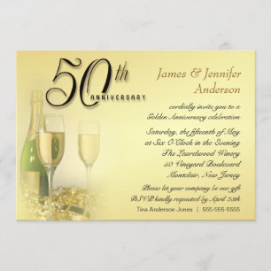 Convites para festa de aniversário de 50 anos