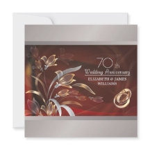 Convites para Festa de Aniversário de 70 Anos de C