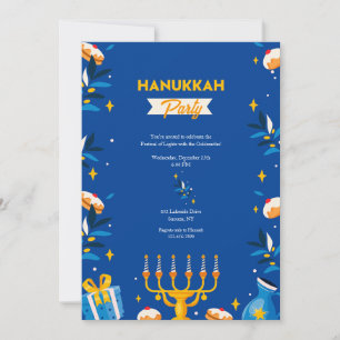 Convites para Festa de Hanukkah