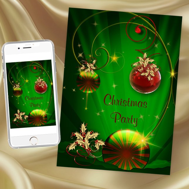 Convites para Festa de Natal do Elefante Branco (White elephant Christmas party invitation. Instant download and printed invitations available.)