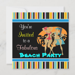 Convites para Festa na Praia