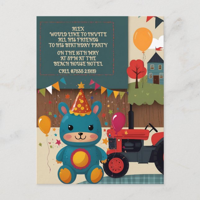 Convites para festas (Frente)