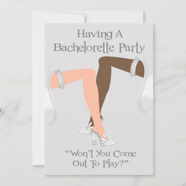 Convites Para Festas de solteira Lésbica (Frente)