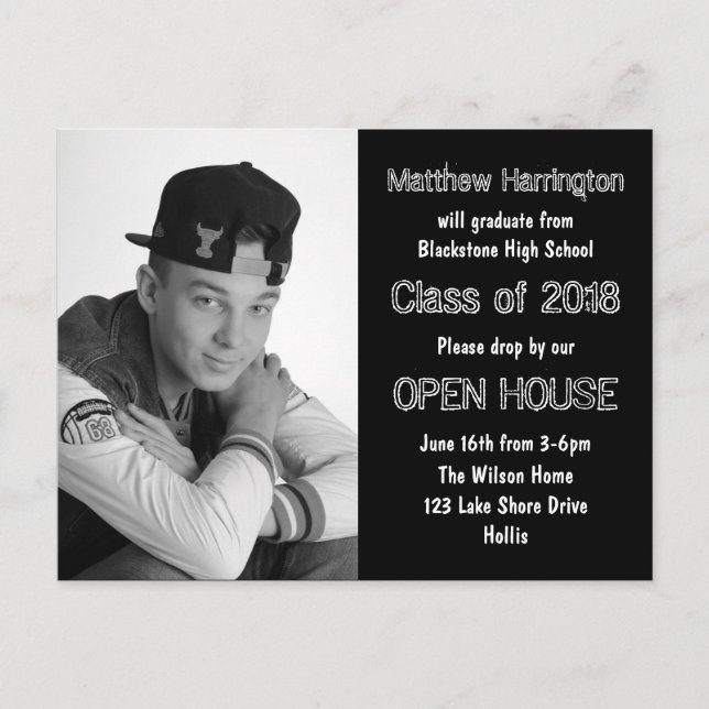 Convites para Fotografia para Graduação do Cara Se (Frente)