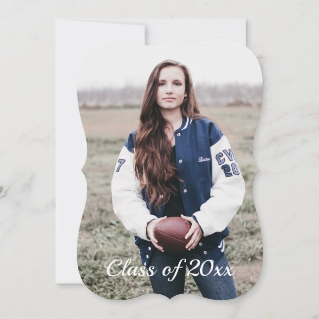 Convites para Graduação de Fotos: Feminina (Frente)