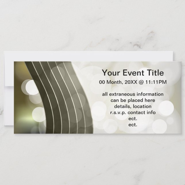 convites para luzes intermitentes (Frente)