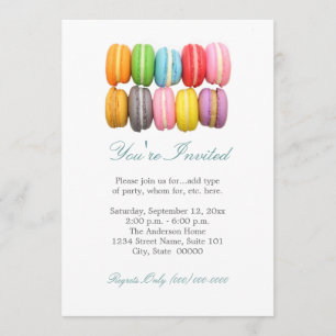 Convites para Macarons