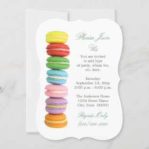 Convites para Macarons