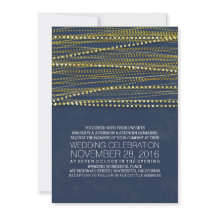 Convites para marinho e Casamento Dourado