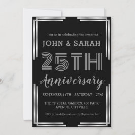 convites para o aniversário de casamento da 25 de
