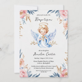 convites para o batismo de anjo