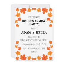 convites para o lar no outono