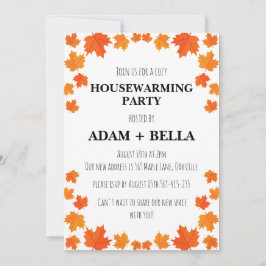 convites para o lar no outono