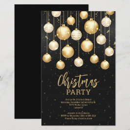 Convites para Ornamento de Árvores de Natal Dourad