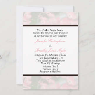 Convites para Papéis de carta de Casamento de Dogw